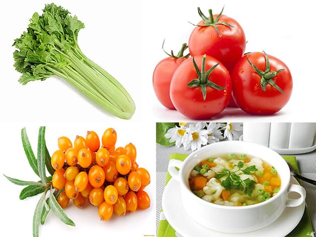 शक्ति के लिए सब्जी का सूप